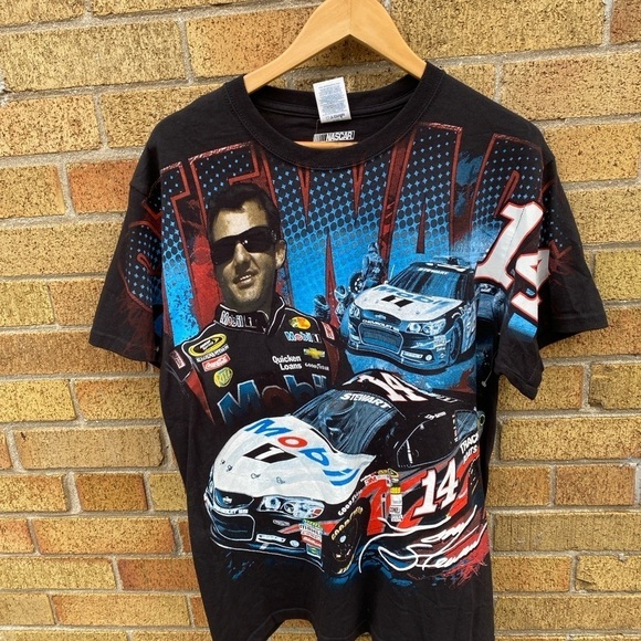 Vintage Tony Stewart AOP NASCAR T Shirt Medium - Picture 6 of 13